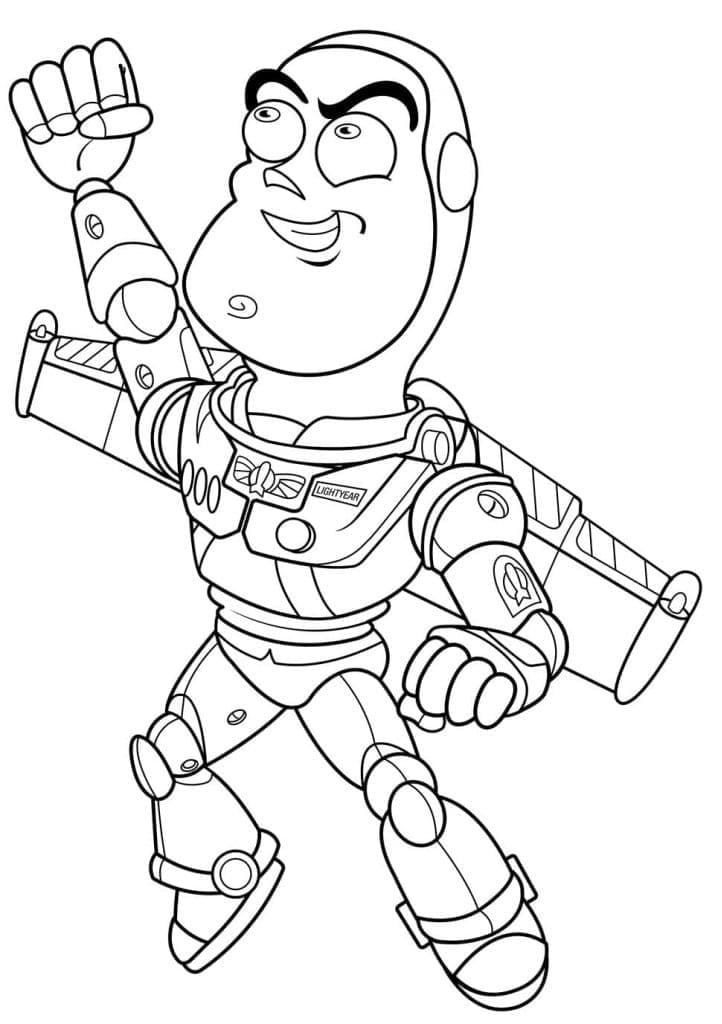Buzz Lightyear in Toy Story