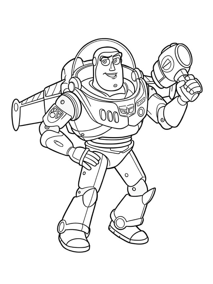 Buzz Lightyear met wapen