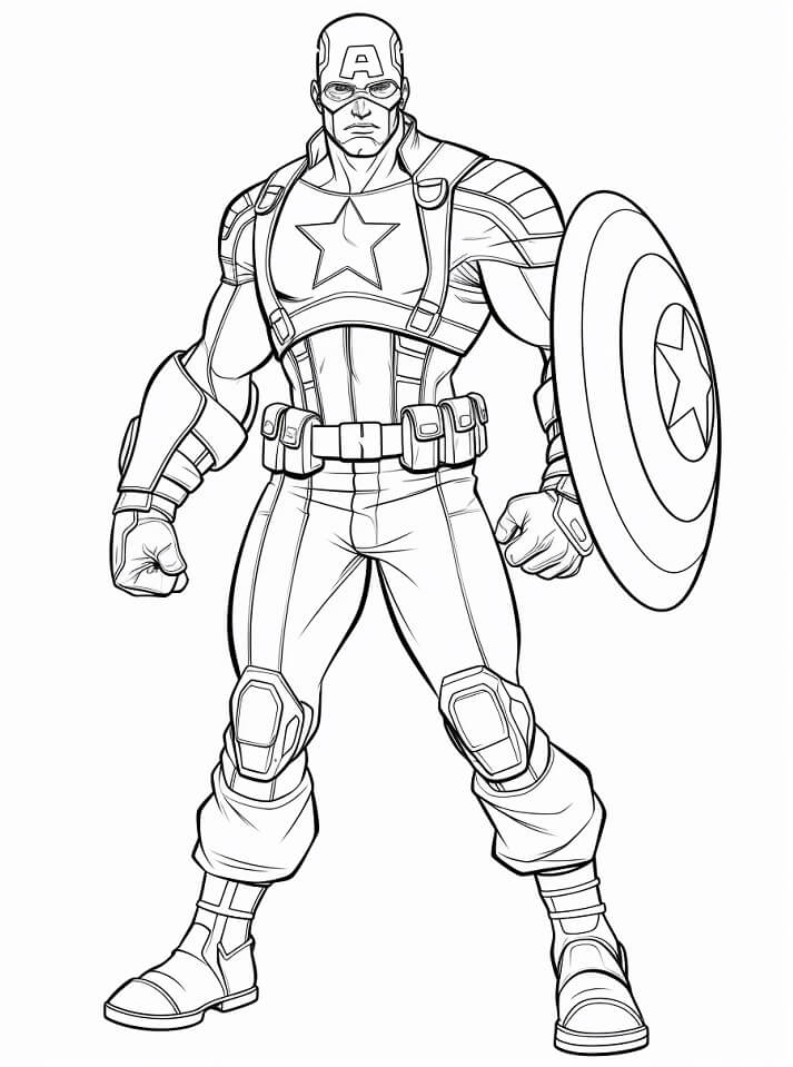 Captain America gratis voor kinderen