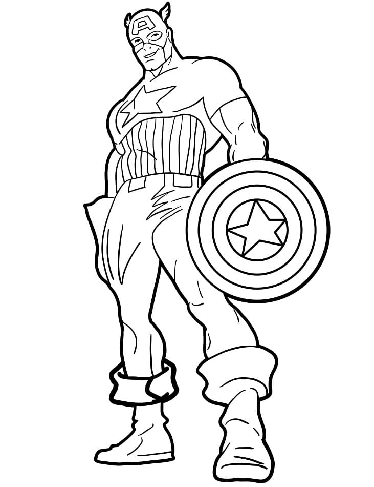 Captain America voor gratis gebruik