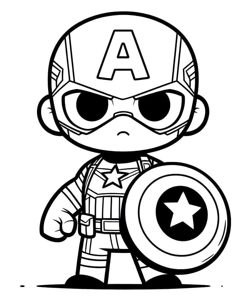 Captain America voor kinderen van 1 jaar