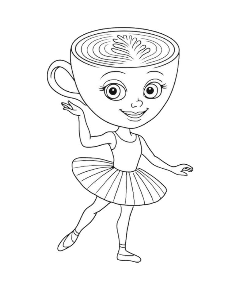 Cartoon Ballerina Cappuccina