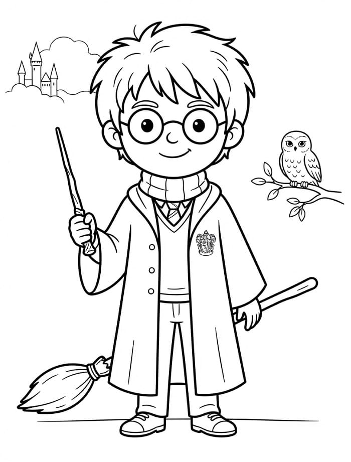 Cartoon Harry Potter