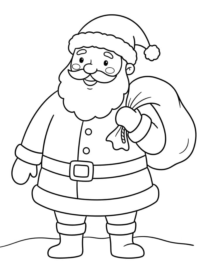 Cartoon Kerstman
