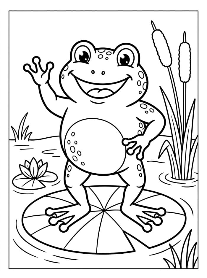 Cartoon Kikker