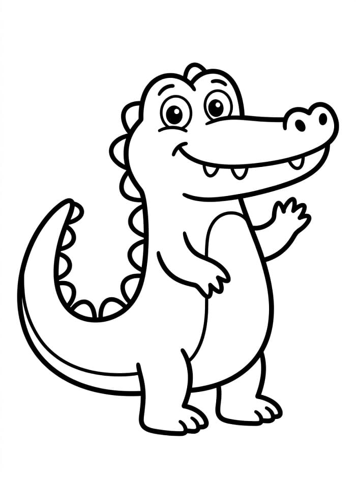 Cartoon Krokodil