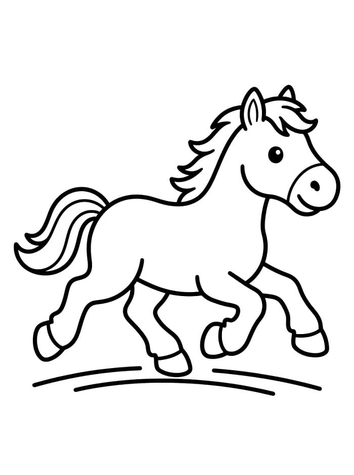 Cartoon Paard