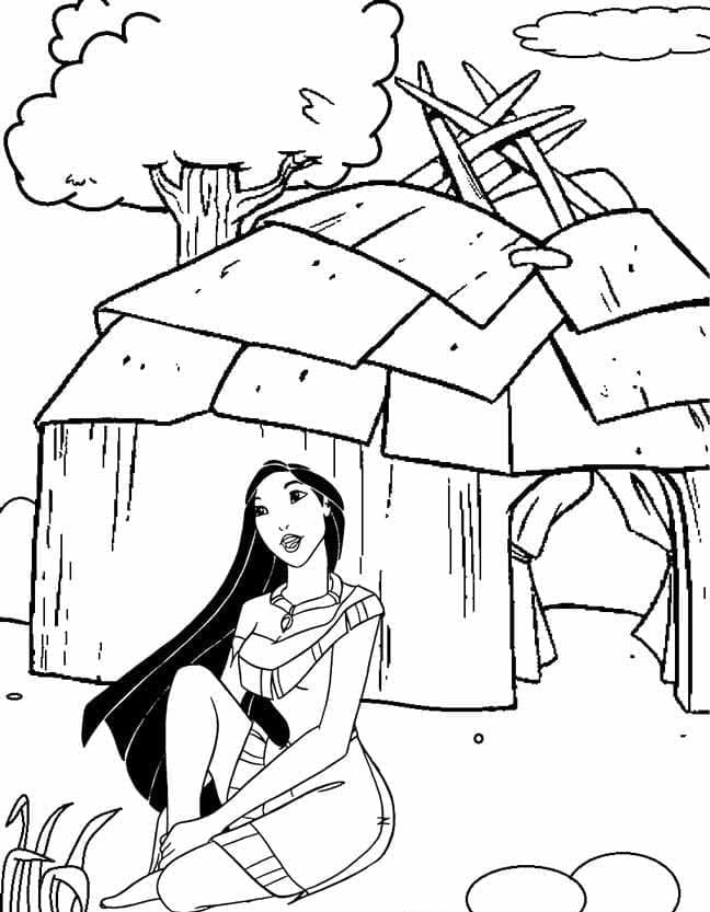 Cartoon Pocahontas