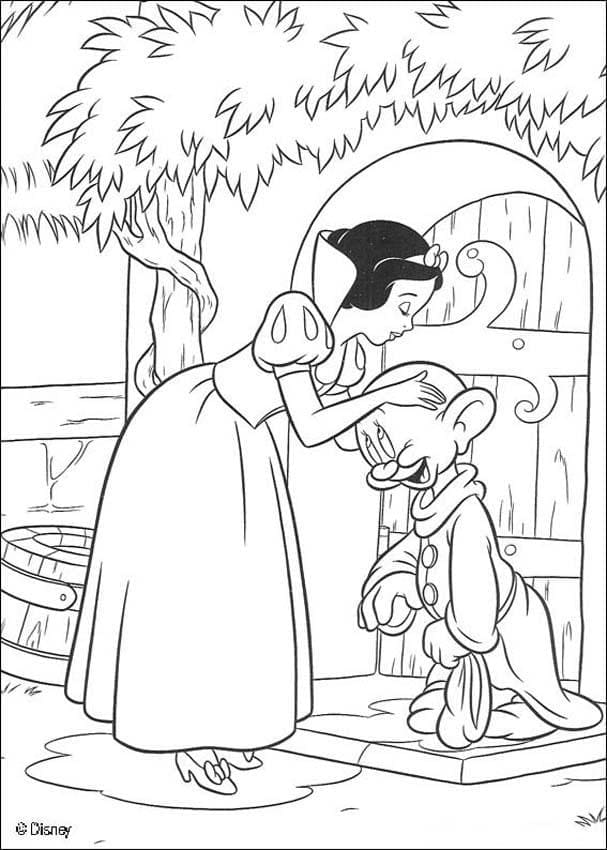 Cartoon Sneeuwwitje