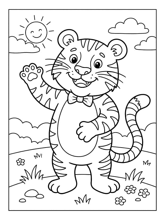 Cartoon Tijger