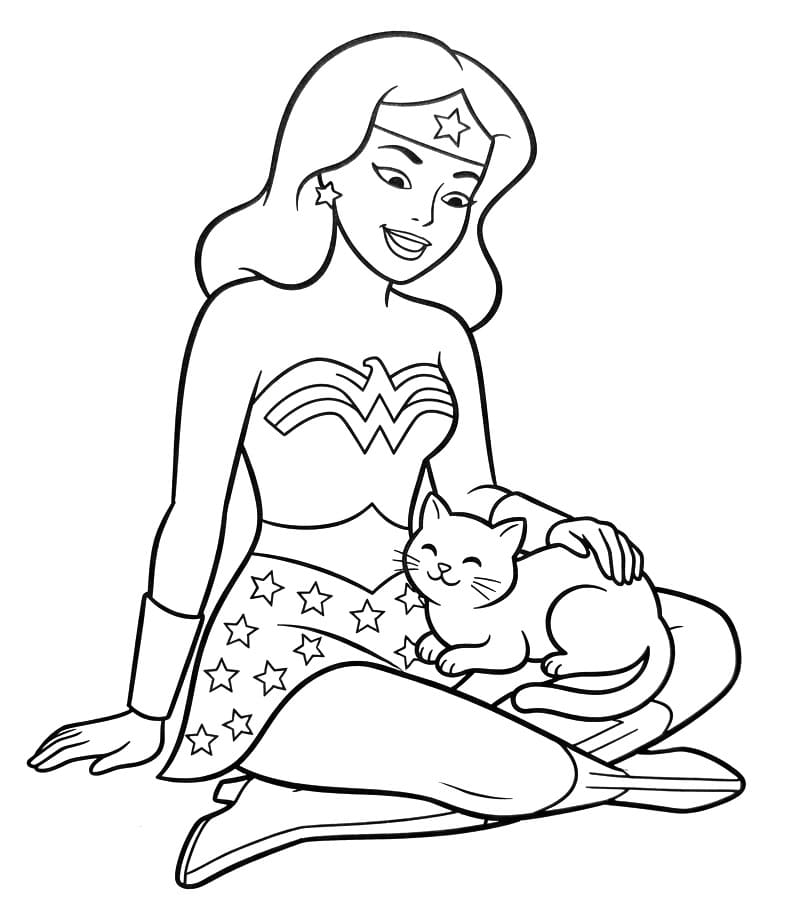 Cartoon Wonder Woman