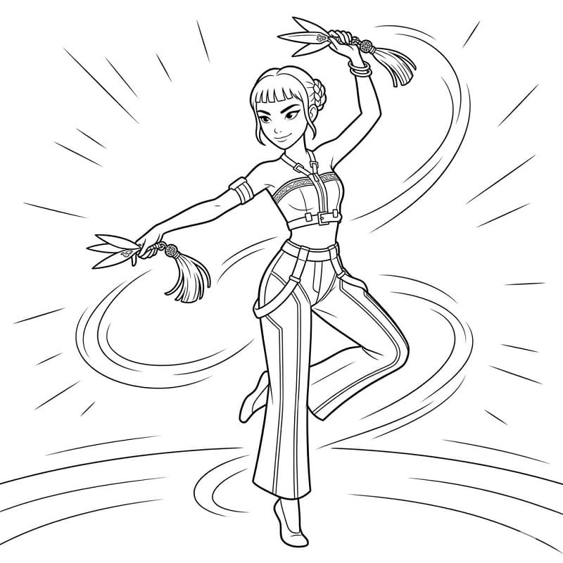 Cartoon Zoey
