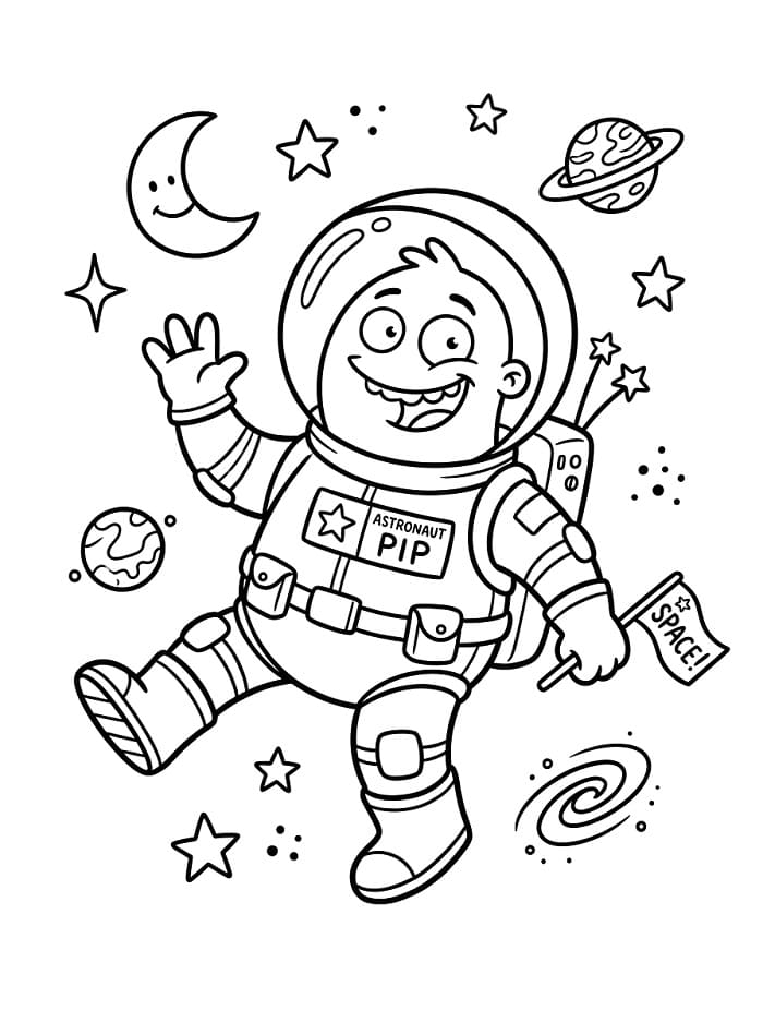 Cartoonastronaut