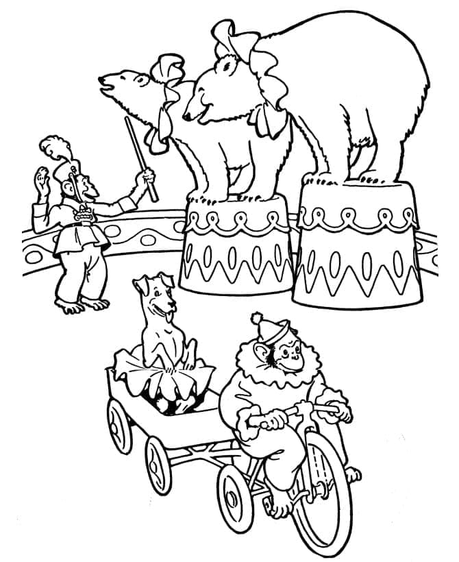 Circus gratis printbaar