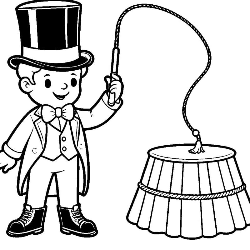 Circus om te printen