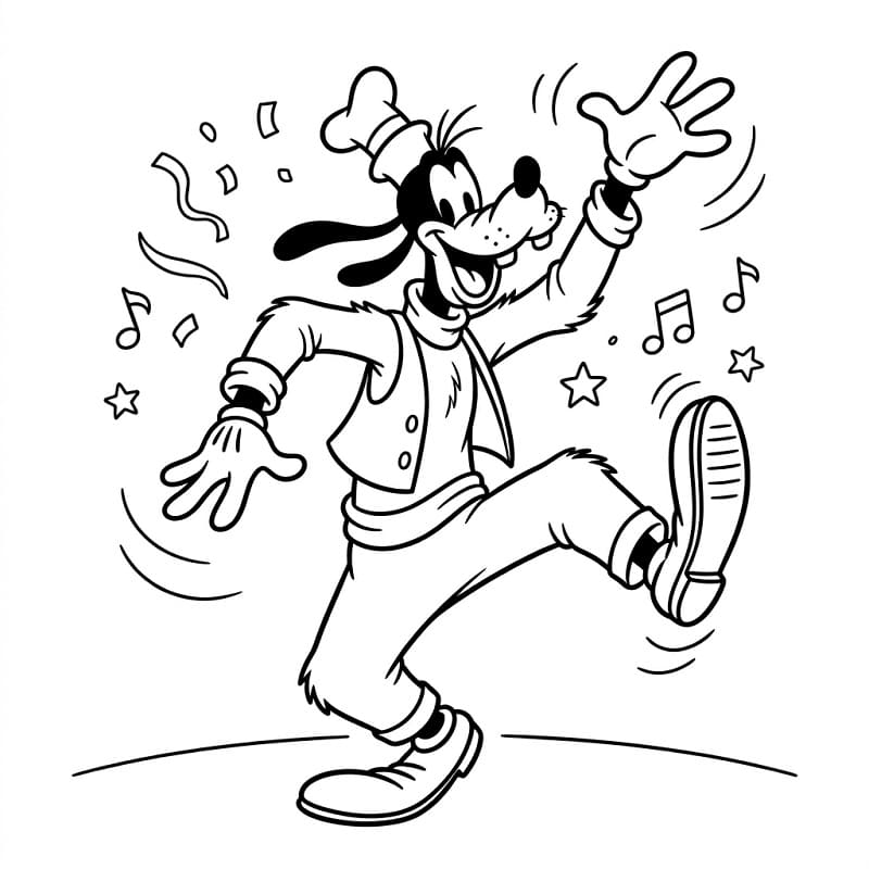 Dansende Goofy