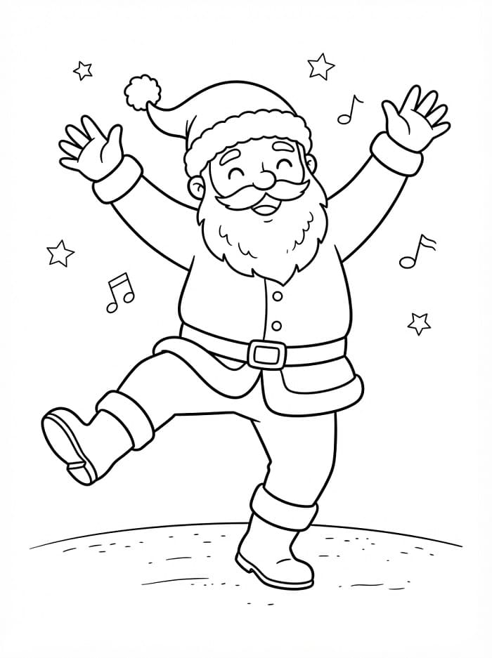 Dansende Kerstman