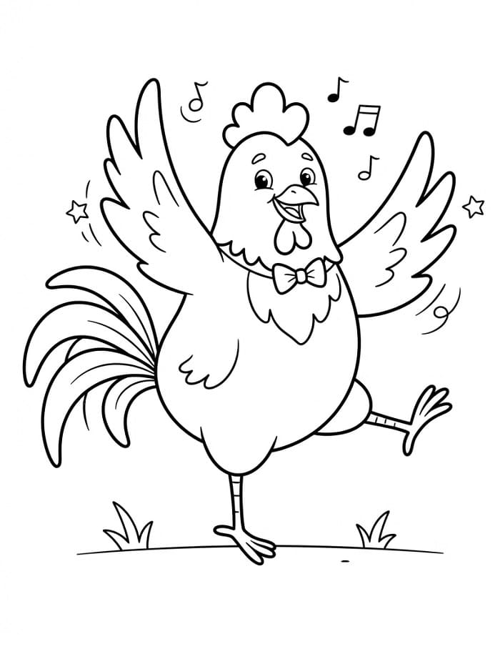 Dansende kip