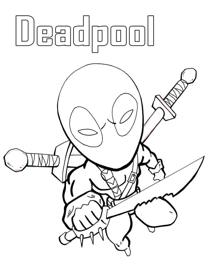Deadpool afdrukbaar