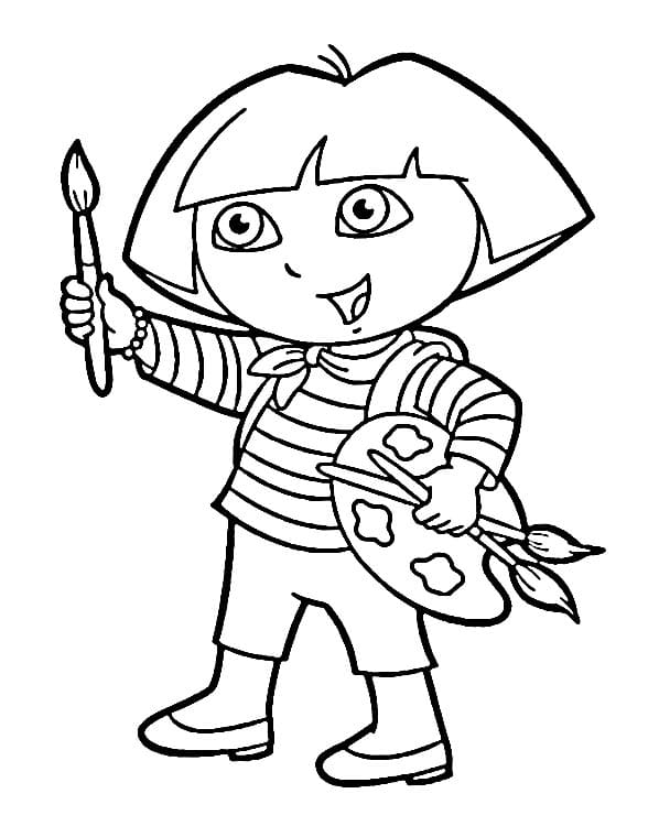 Dora om Uit te Printen