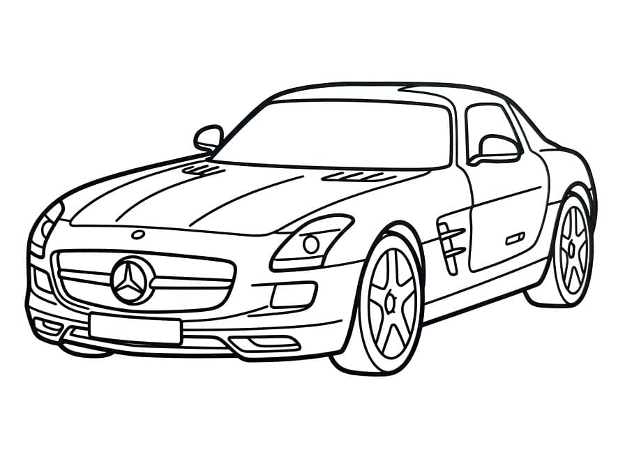 Een Mercedes auto