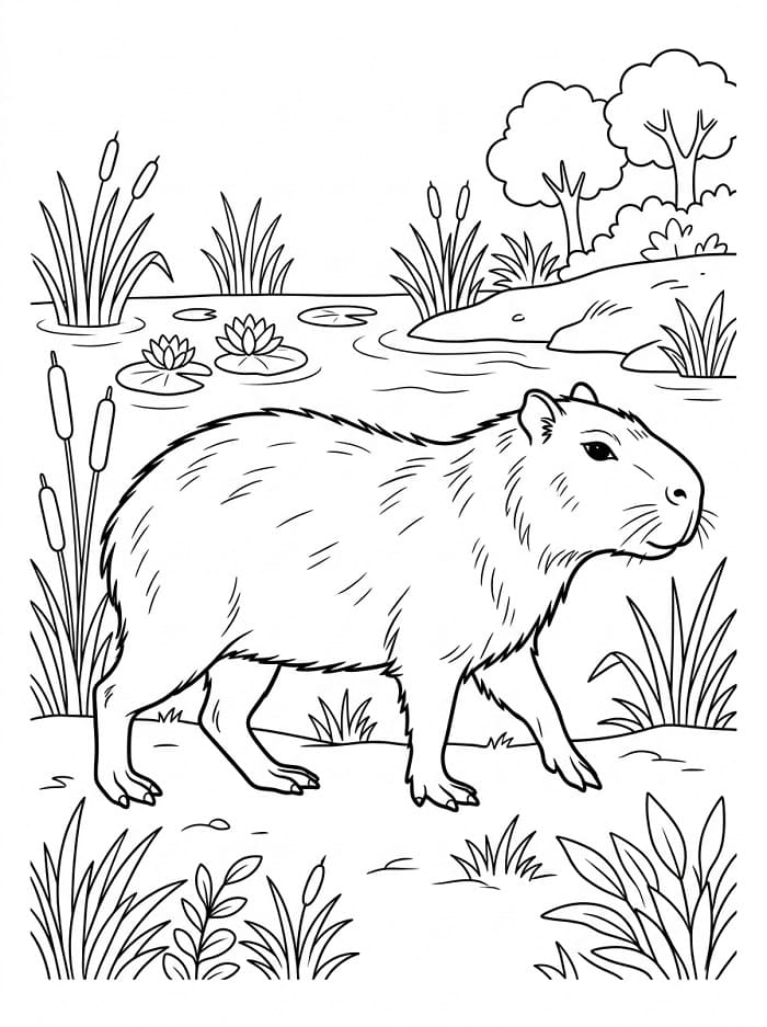 Een Schattige Capibara