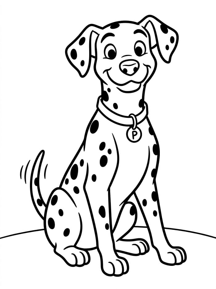 Een hond uit 101 Dalmatiërs