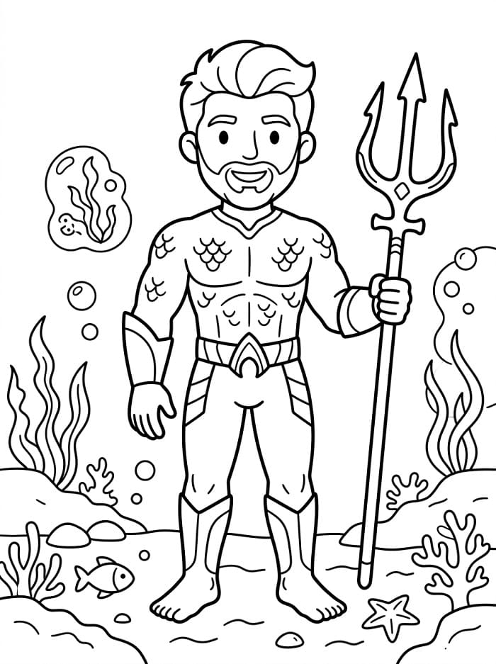 Eenvoudige Aquaman