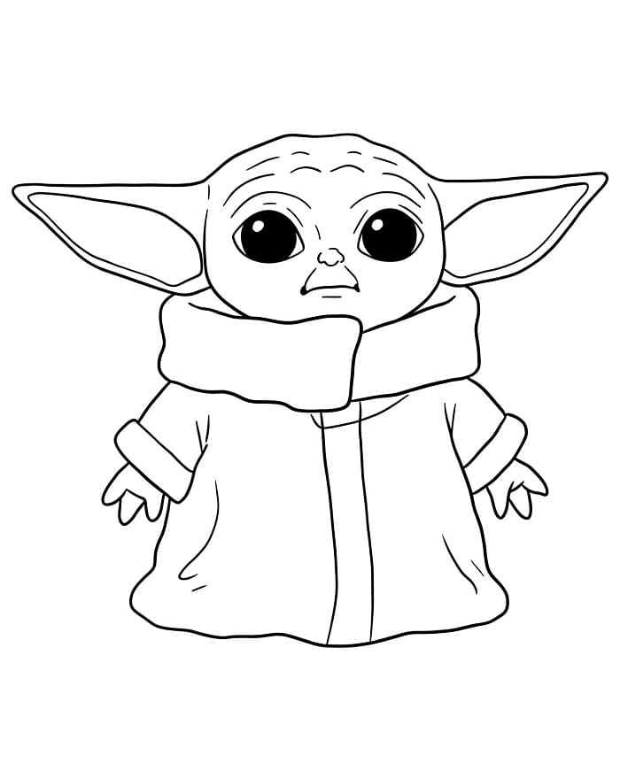 Eenvoudige Baby Yoda