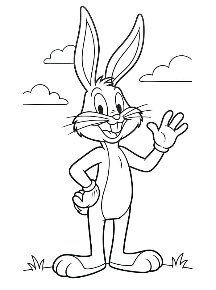 Eenvoudige Bugs Bunny