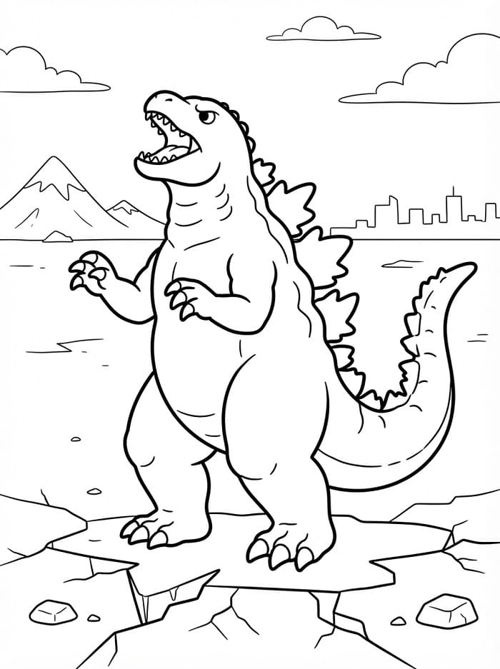 Eenvoudige Godzilla