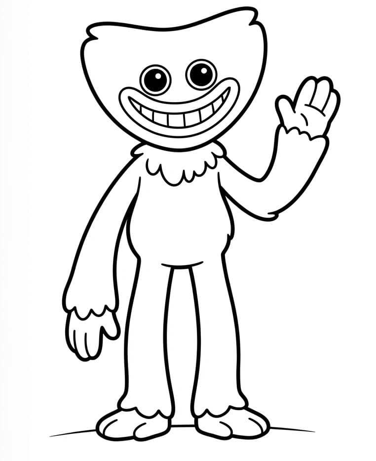 Eenvoudige Huggy Wuggy