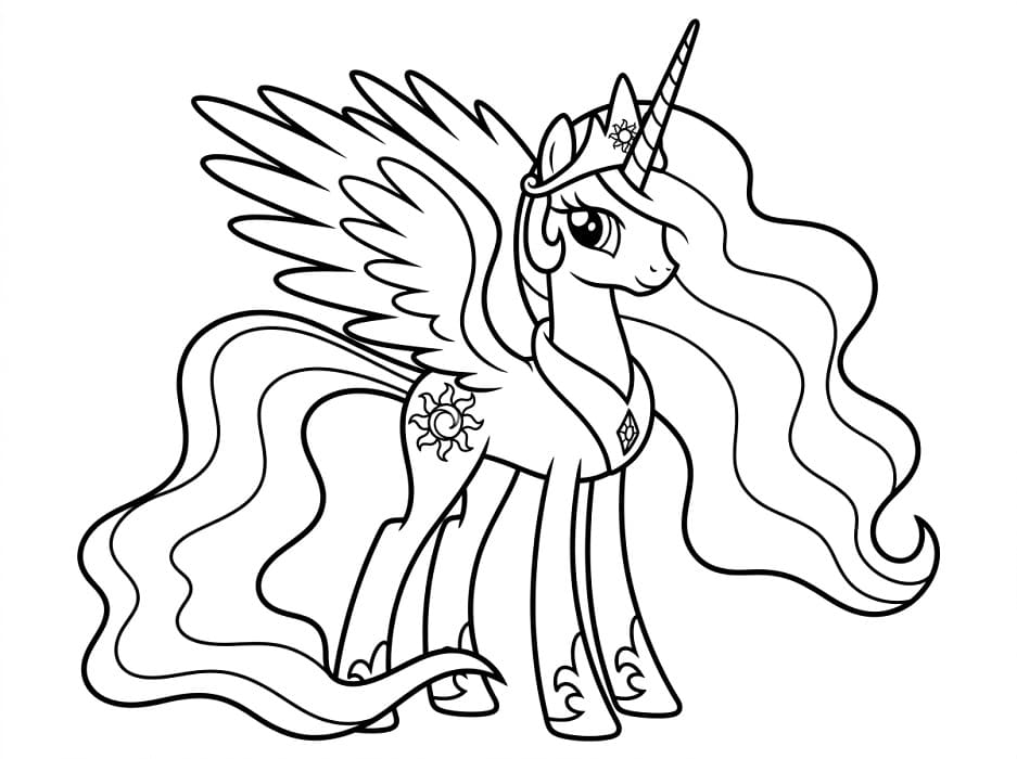Eenvoudige My Little Pony