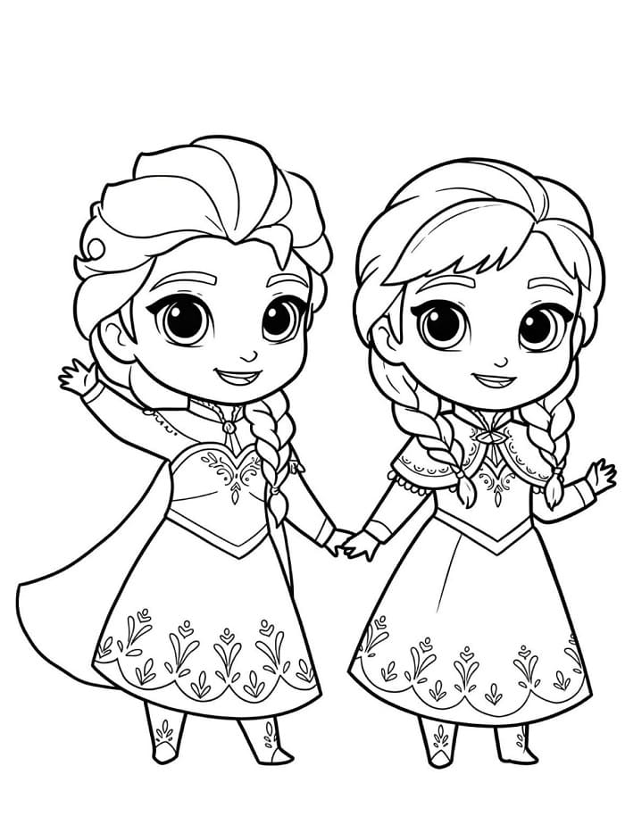 Elsa en Anna Disney Frozen