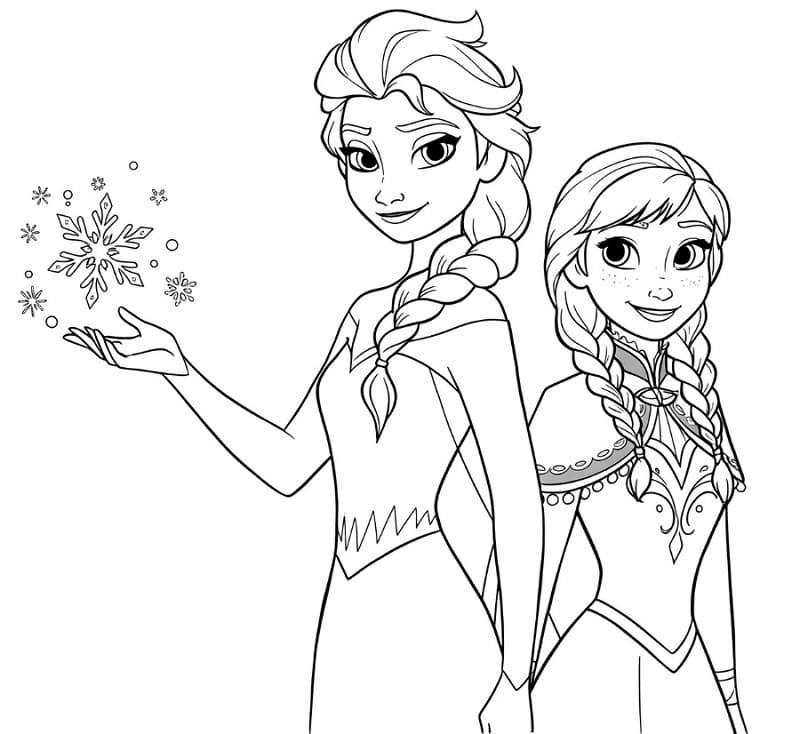 Elsa en Anna Disney
