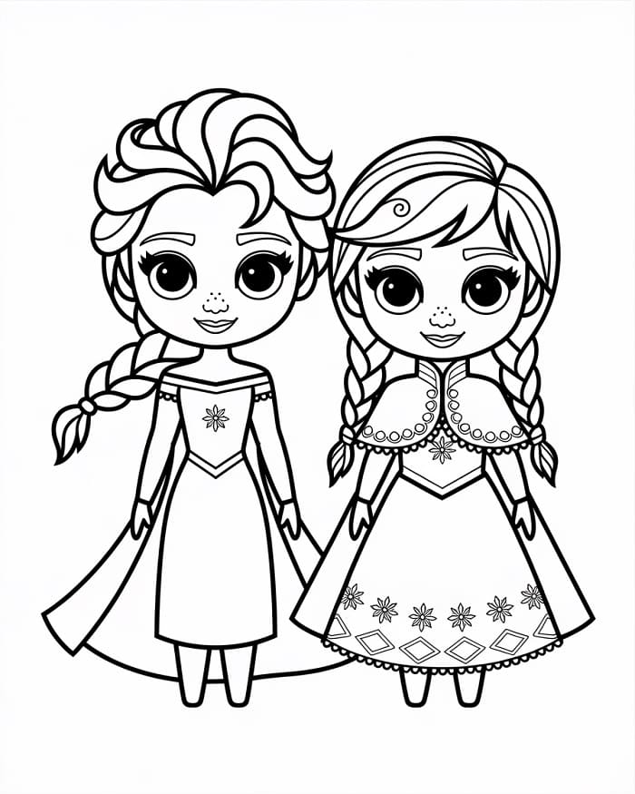 Elsa en Anna Frozen