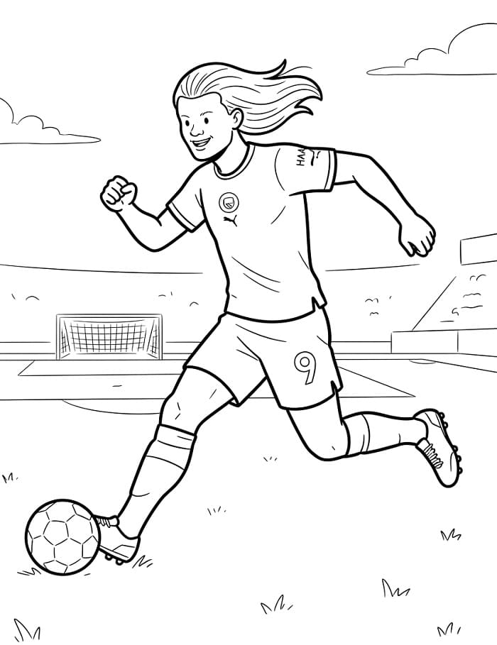 Erling Haaland om af te drukken