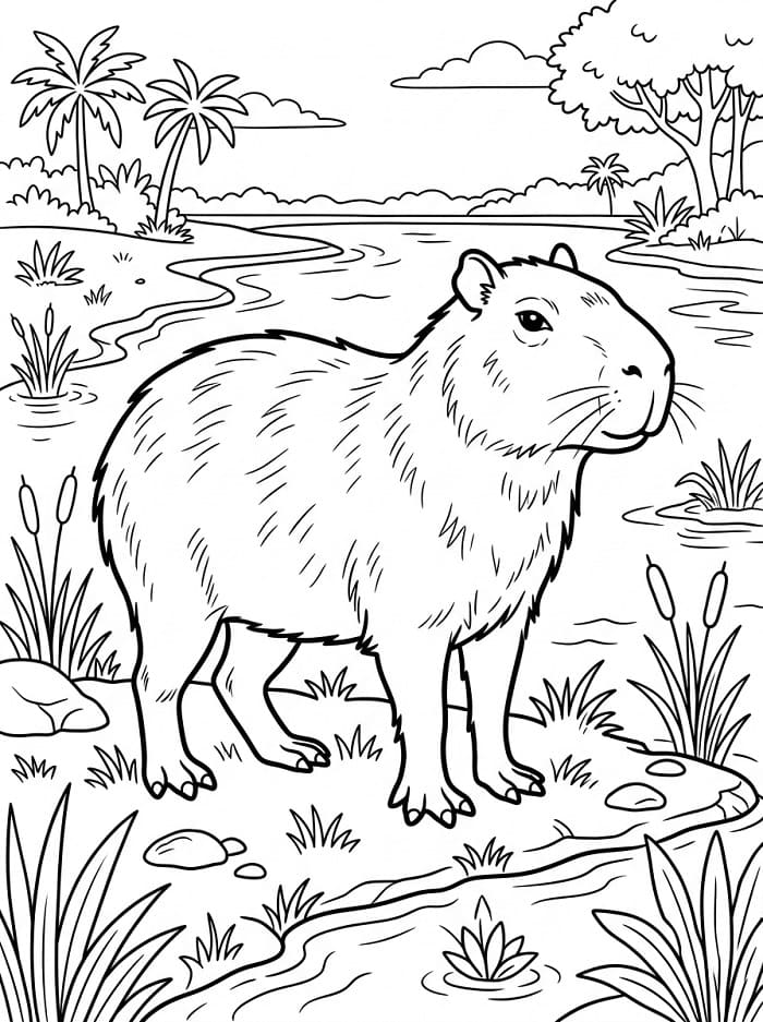 Extra Schattige Capibara