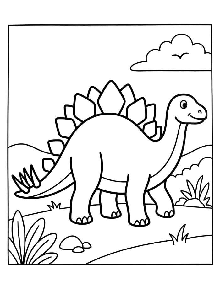 Extra Schattige Dinosaurus