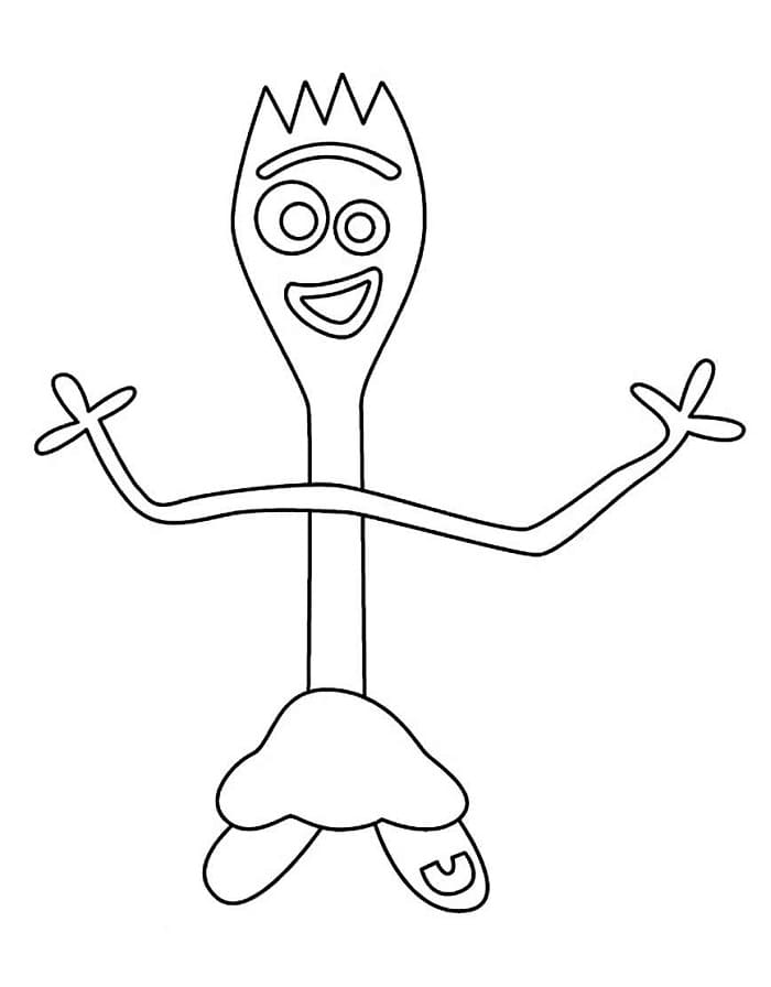 Forky uit Toy Story 5