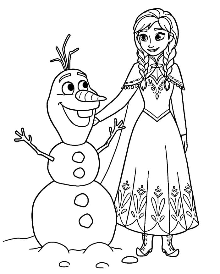 Frozen om af te drukken