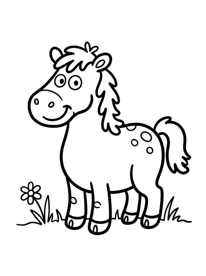 Geanimeerd Paard