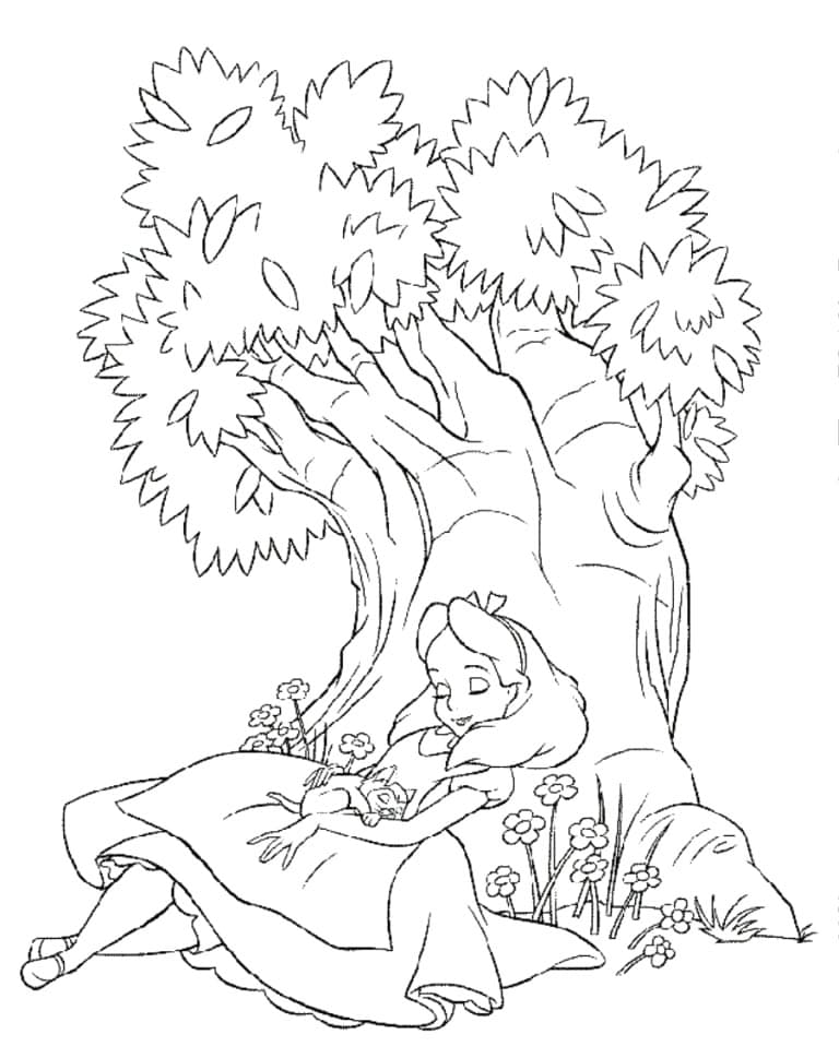 Geanimeerde Alice in Wonderland