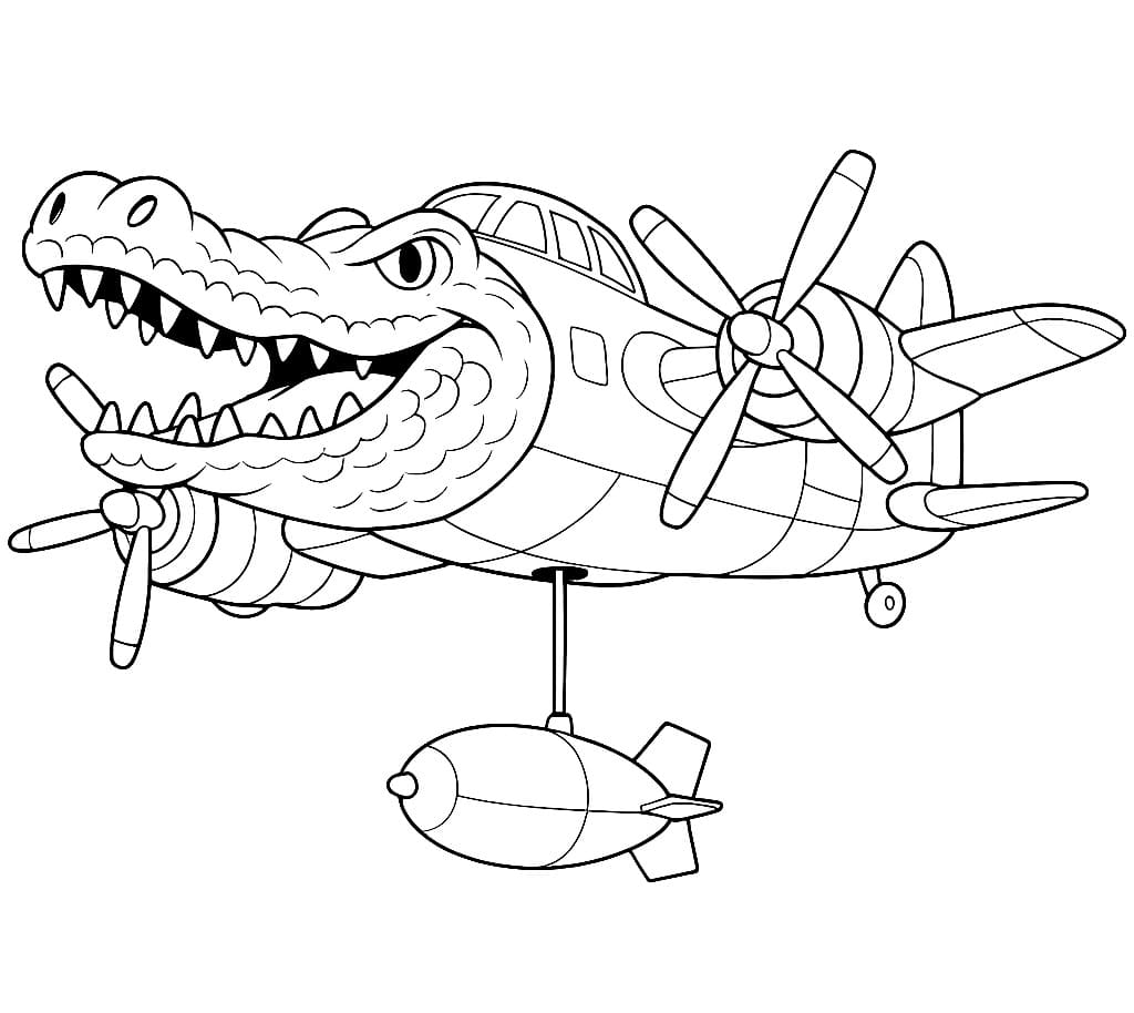 Geanimeerde Bombardiro Crocodilo