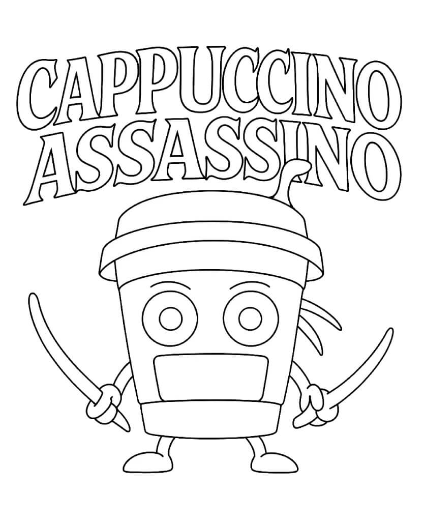 Geanimeerde Cappuccino Assassino