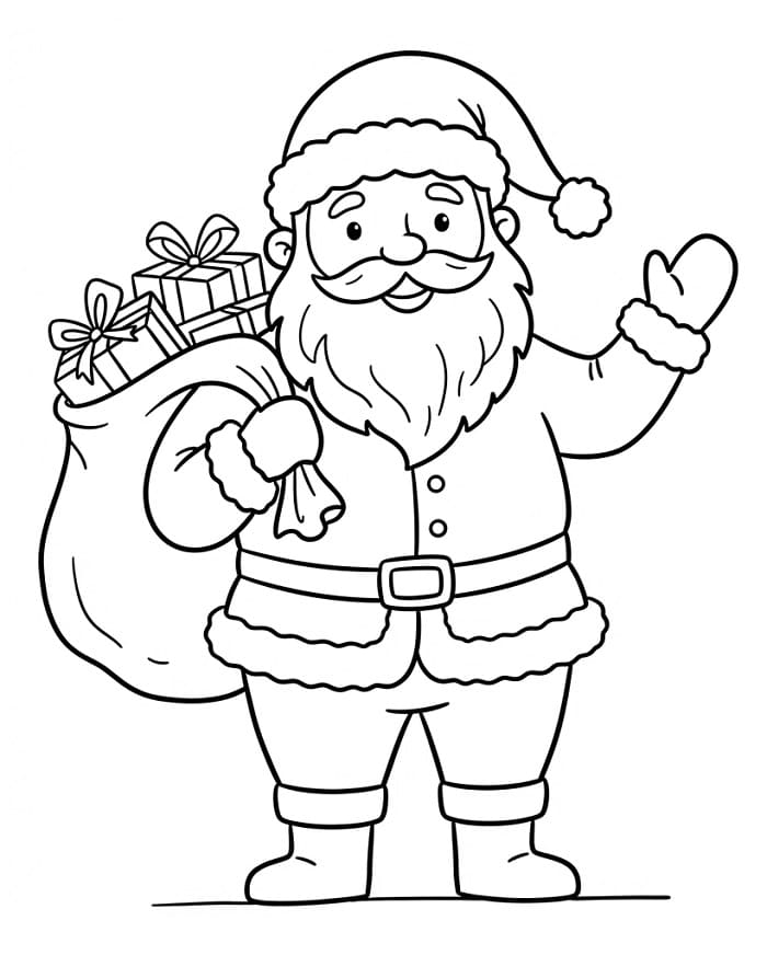 Geanimeerde Kerstman