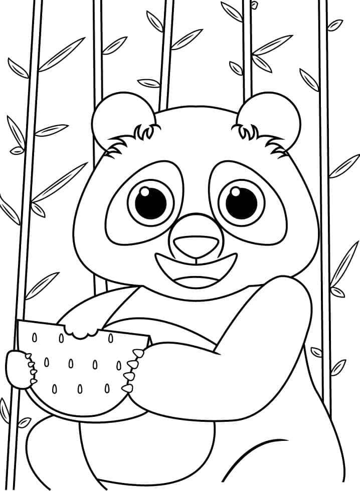 Geanimeerde Panda