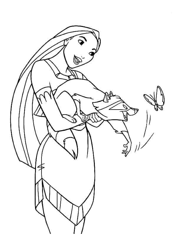 Geanimeerde Pocahontas