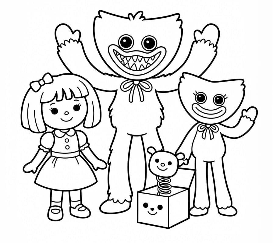 Geanimeerde Poppy Playtime