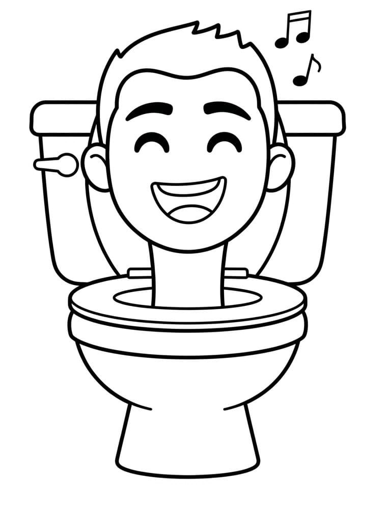 Geanimeerde Skibidi Toilet